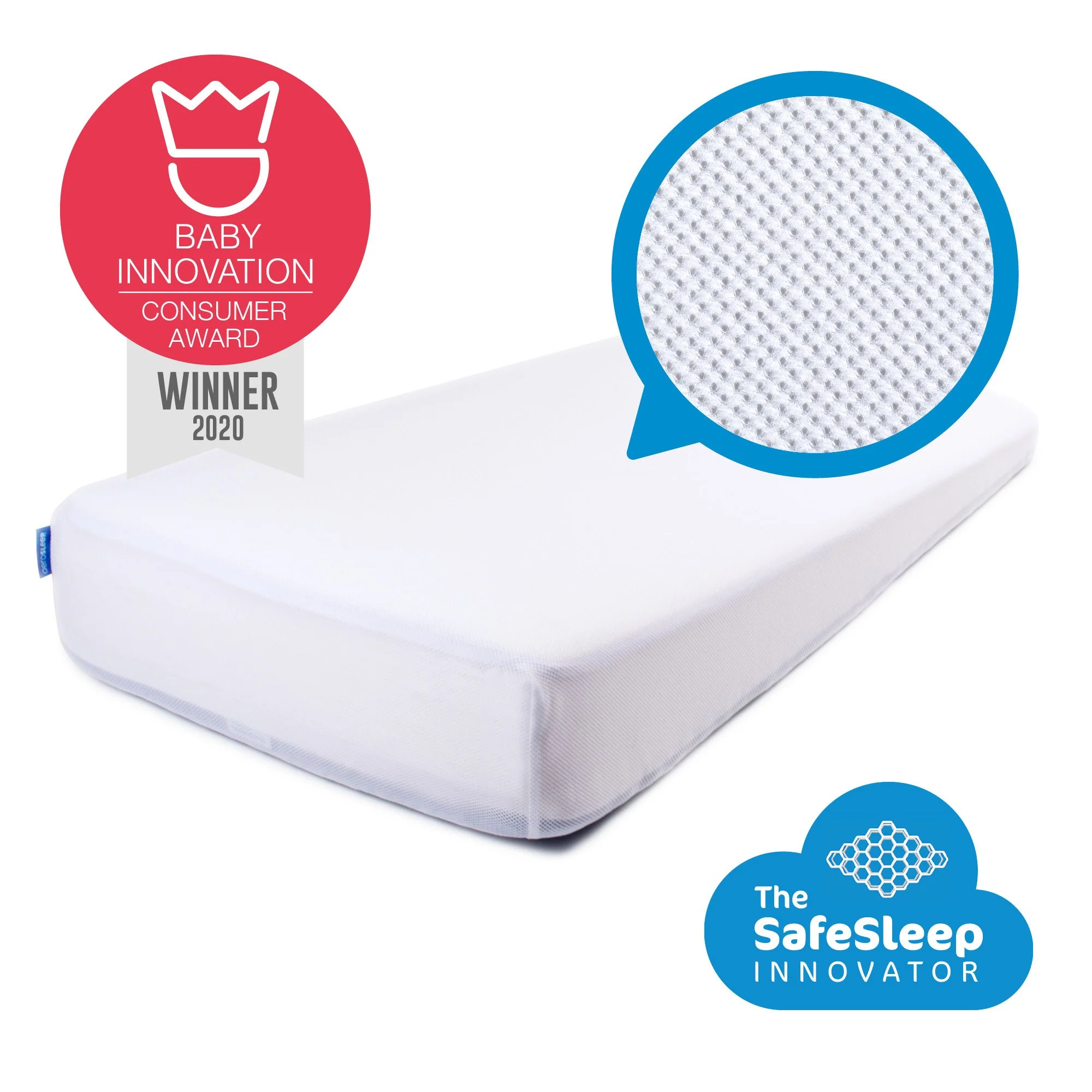 Aerosleep Hoeslaken Premium 70x140cm | Wit - Image 3