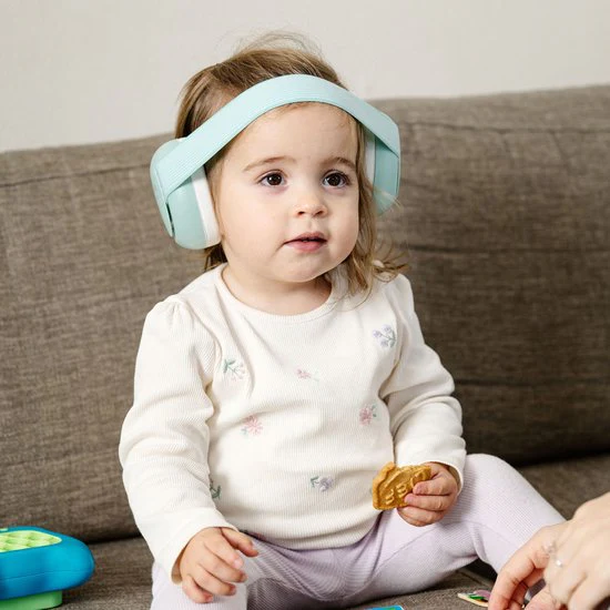 Alecto Baby & Peuter Gehoorbescherming BV74 | Wit / Mintgroen - Image 2
