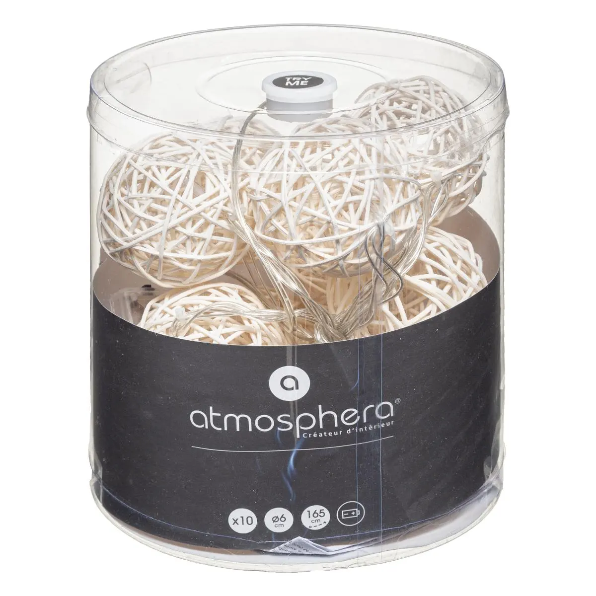 Atmosphera Lichtslinger 10 Stuks | Rattan - Image 3