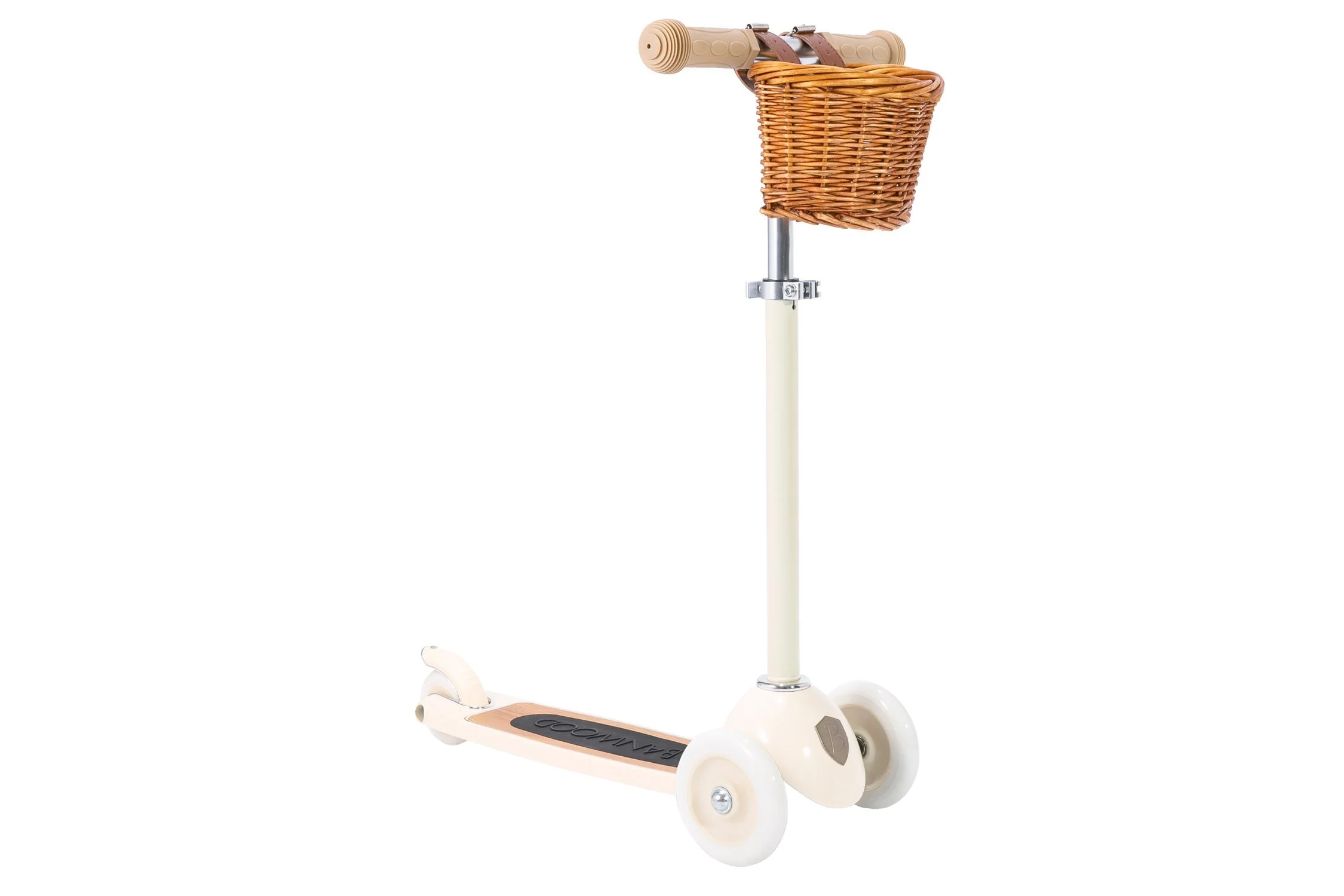 * Banwood Scooter Met Fietsmand | Cream