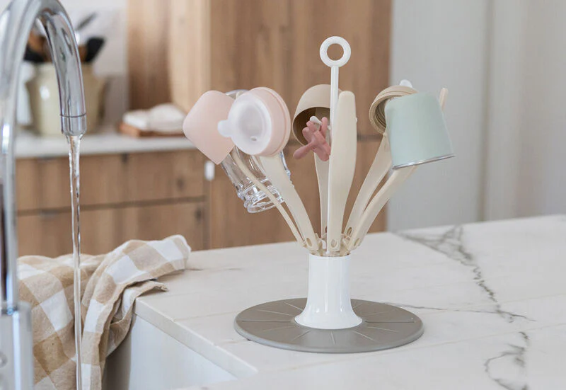Béaba Afdruiprek Opvouwbaar Bloem | Klei - Aarde - Image 4