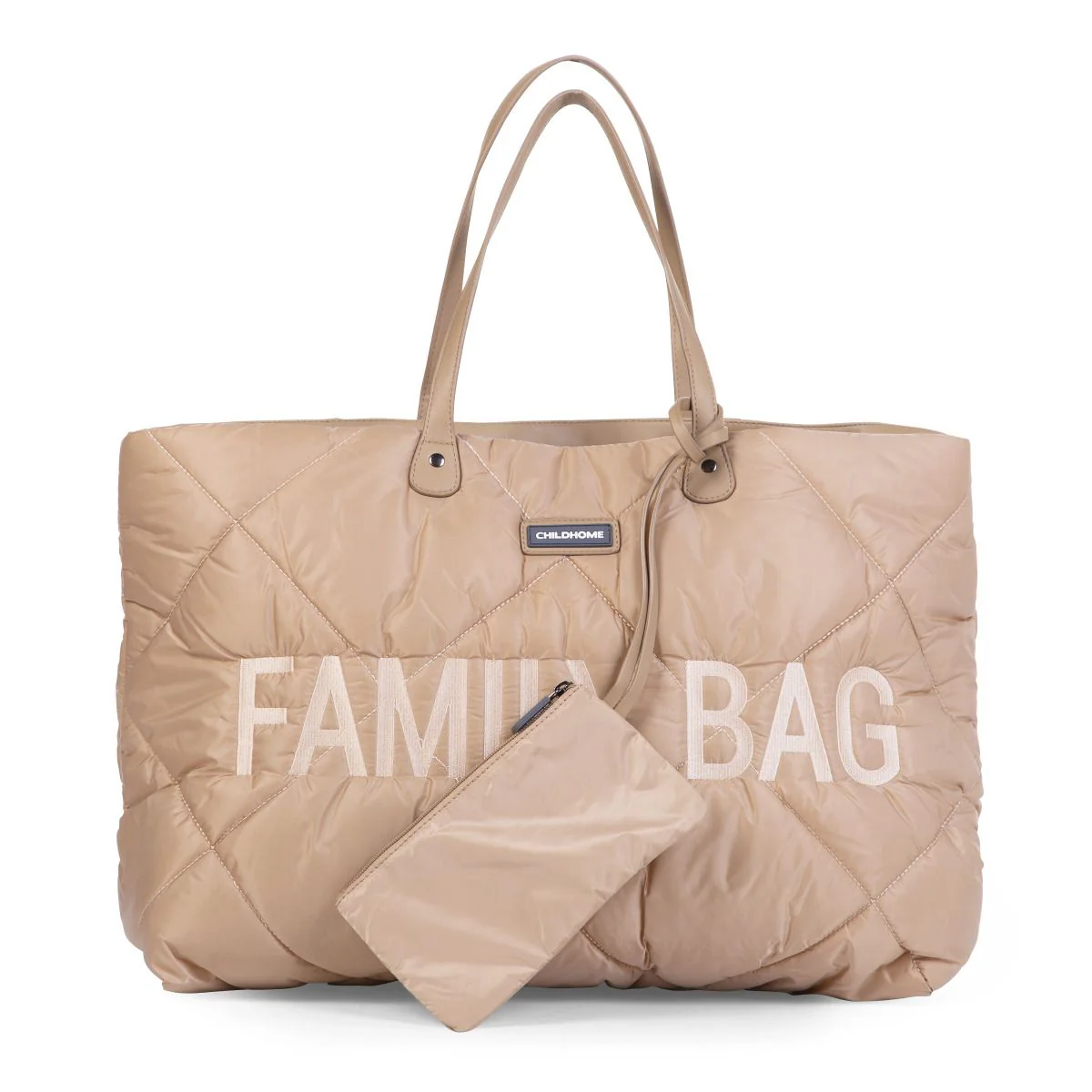Childhome weekendtas XL Family Bag Gewatteerd | Beige - Image 2