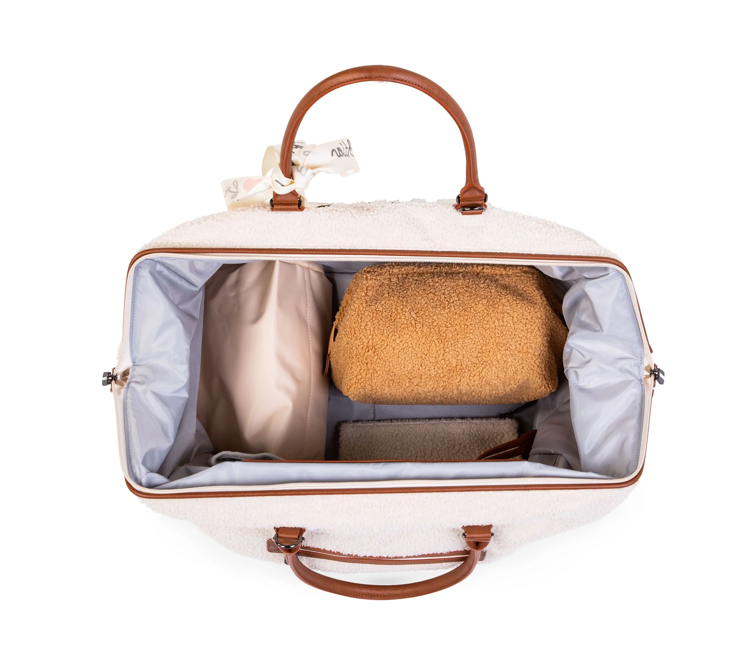 Childhome weekendtas XL Mommy Bag | Teddy OffWhite - Image 3