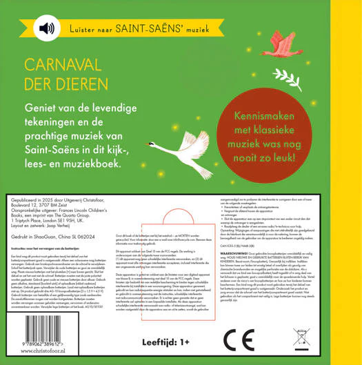 Christofoor I Het Kleine Verhalen Orkest geluidenboekje | Carnaval Der Dieren - Image 2