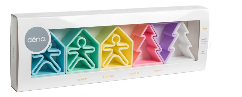 * Dëna Siliconen Speelset Pastel | Kind - Huis - Boom Set - Image 6