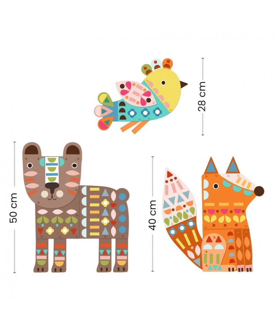 Djeco Creatieve Knutseldoos | 3 Reuzendieren - Image 4