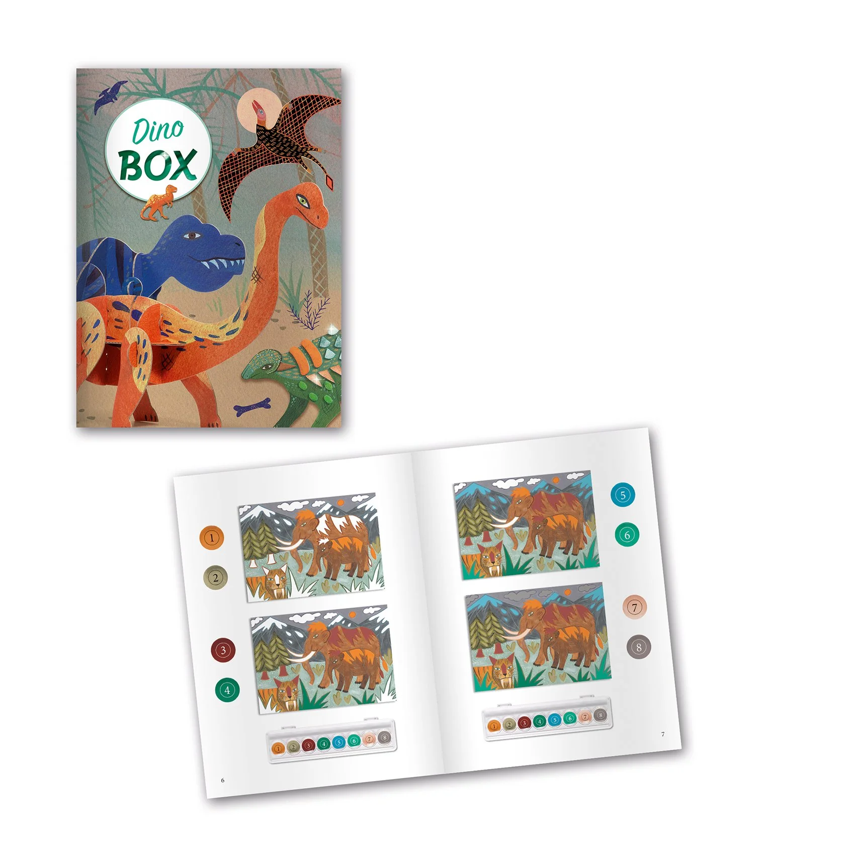 Djeco Creatieve Knutseldoos | Dino's - Image 4