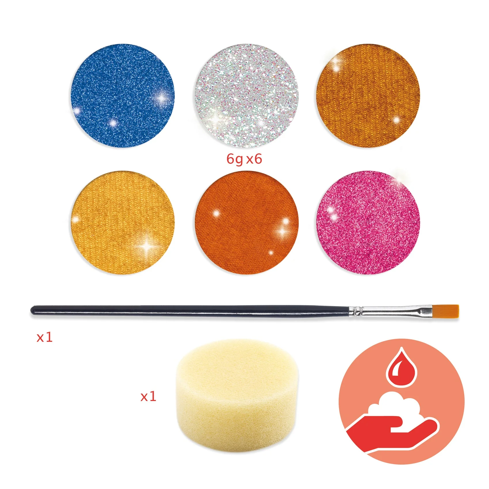 Djeco Face Paint | Metallic - Image 2