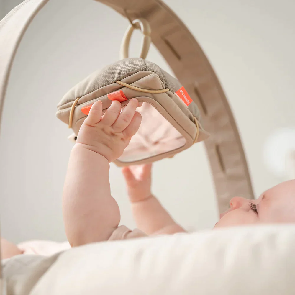 Done By Deer Baby Kaarthouder Met Contrast Kaarten | Deer Friends Sand - Image 11