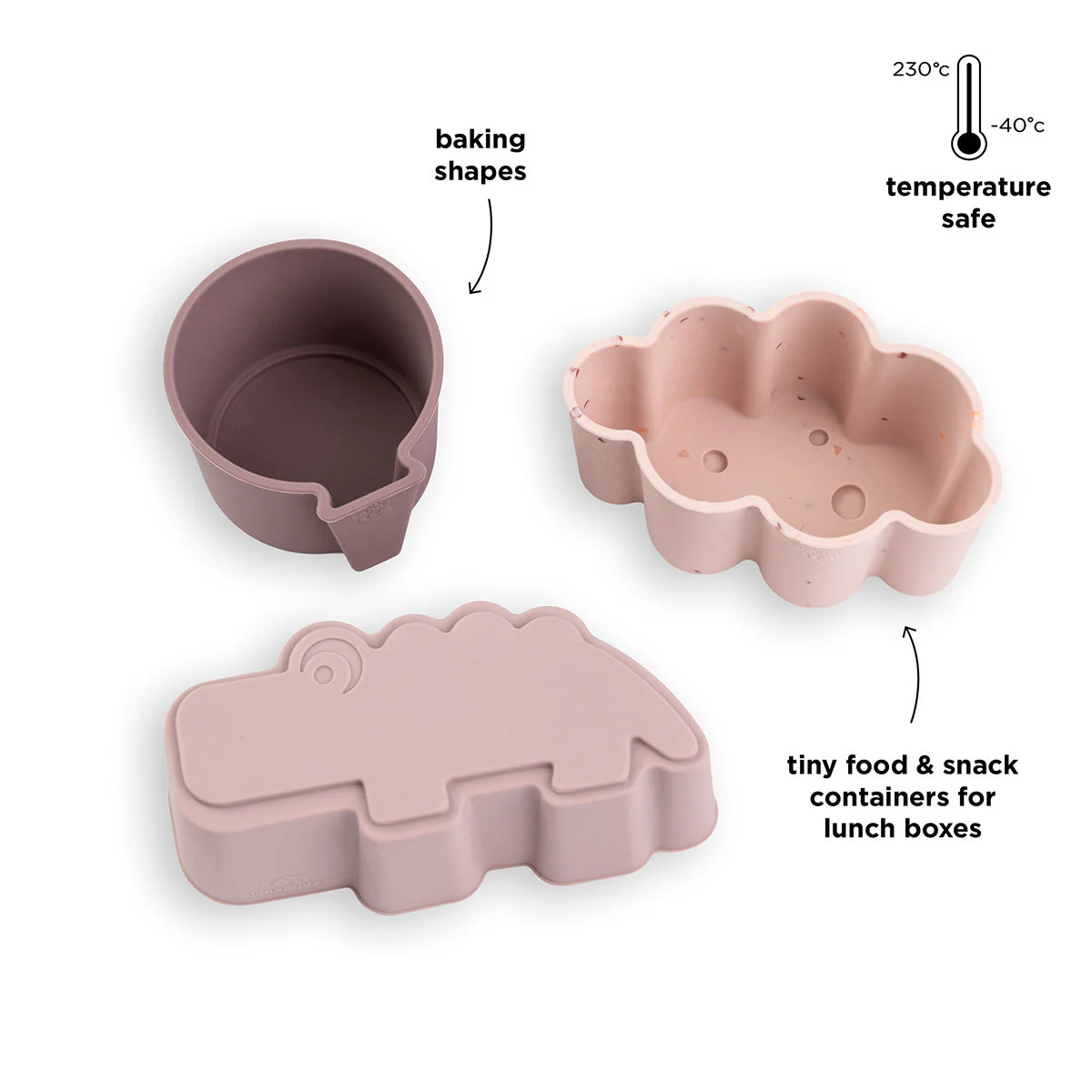 Done By Deer Silicone Vormen 3PCS | Happy Clouds Powder - Image 3
