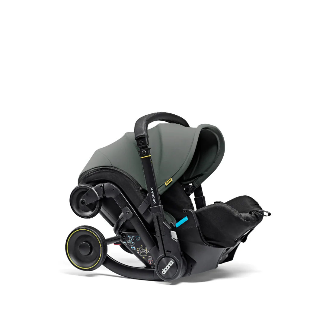 Doona X Infant Autostoel (omvormbaar tot buggy) Groep 0+ | Slate Green - Image 4