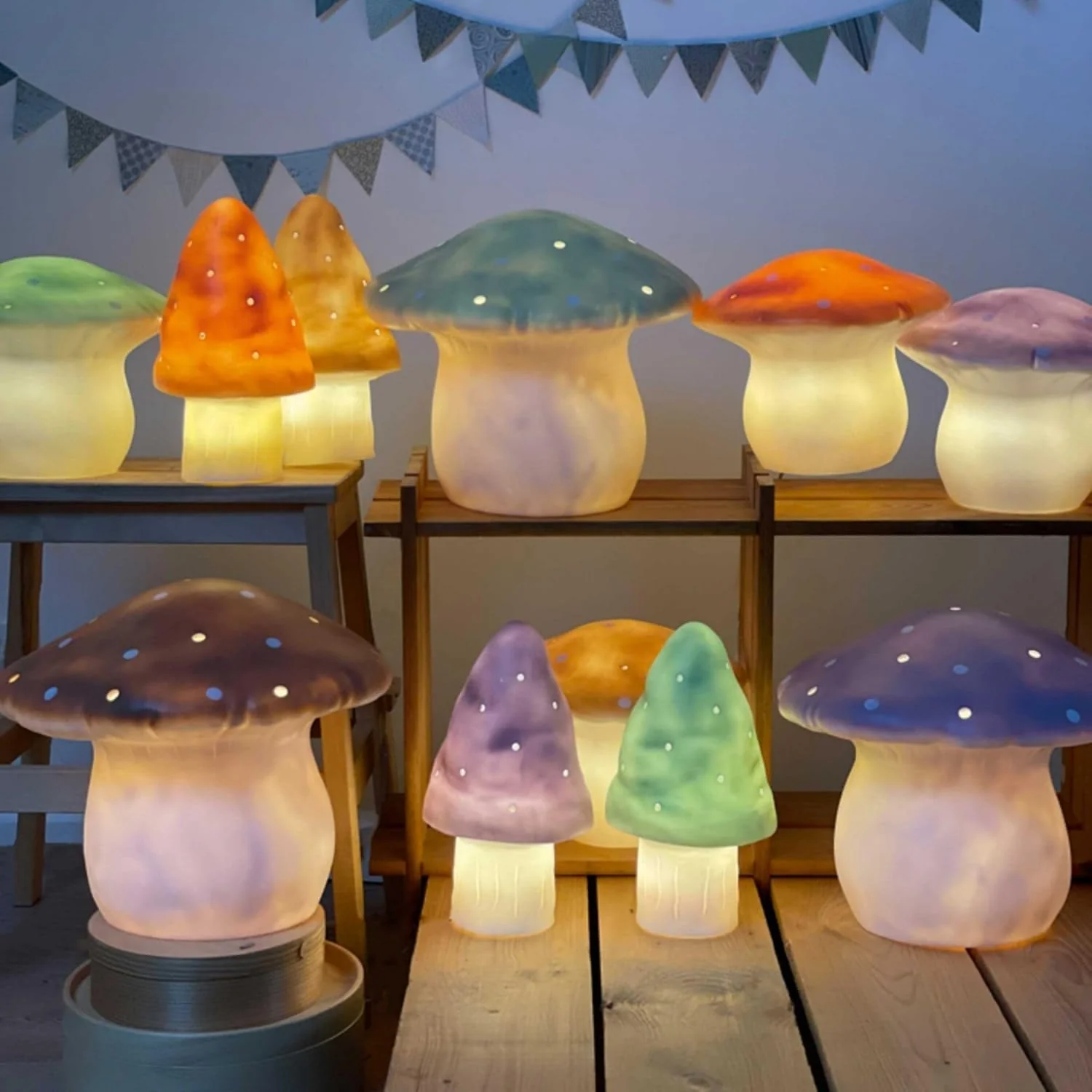 Egmont Toys Nachtlamp Mushroom Mokka 28cm - Image 4