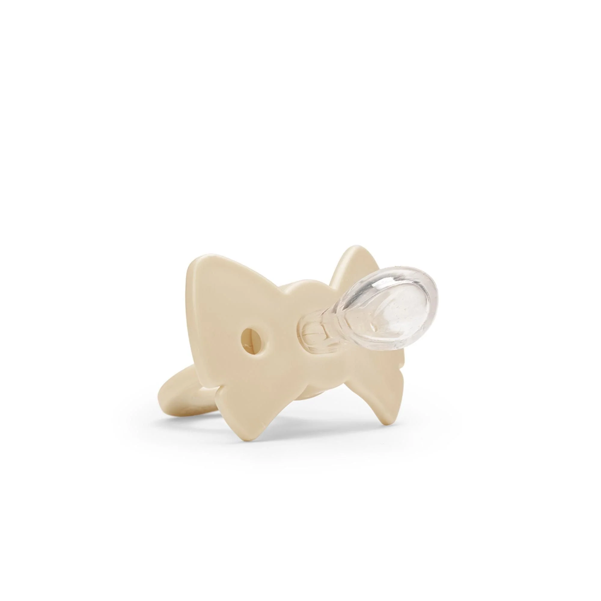 Elodie Binky Bow Fopspeen +3m | Oat White - Image 2