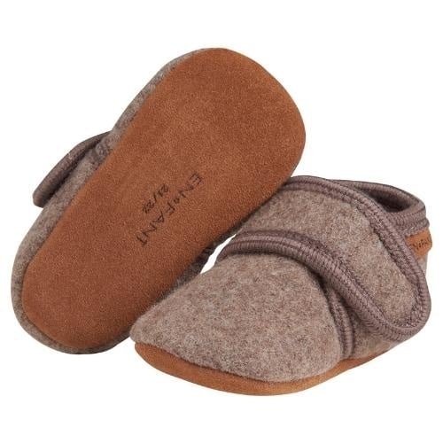 En Fant Baby Slofjes Wol | Walnut - Image 3