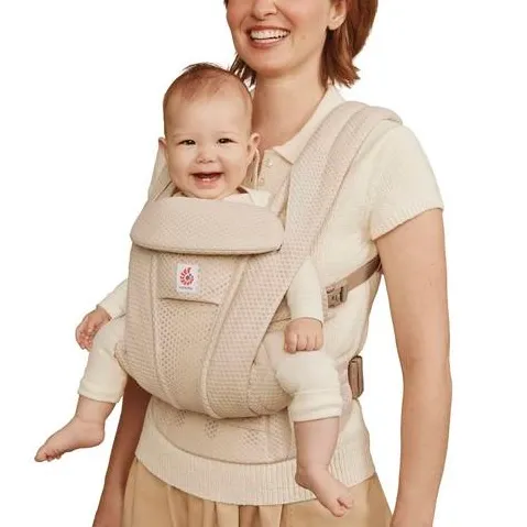 Ergobaby Omni Deluxe Draagzak Mesh | Natural Beige - Image 3