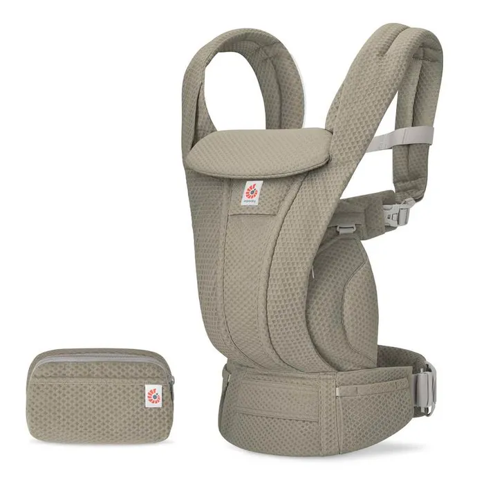 Ergobaby Omni Deluxe Draagzak Mesh | Soft Olive