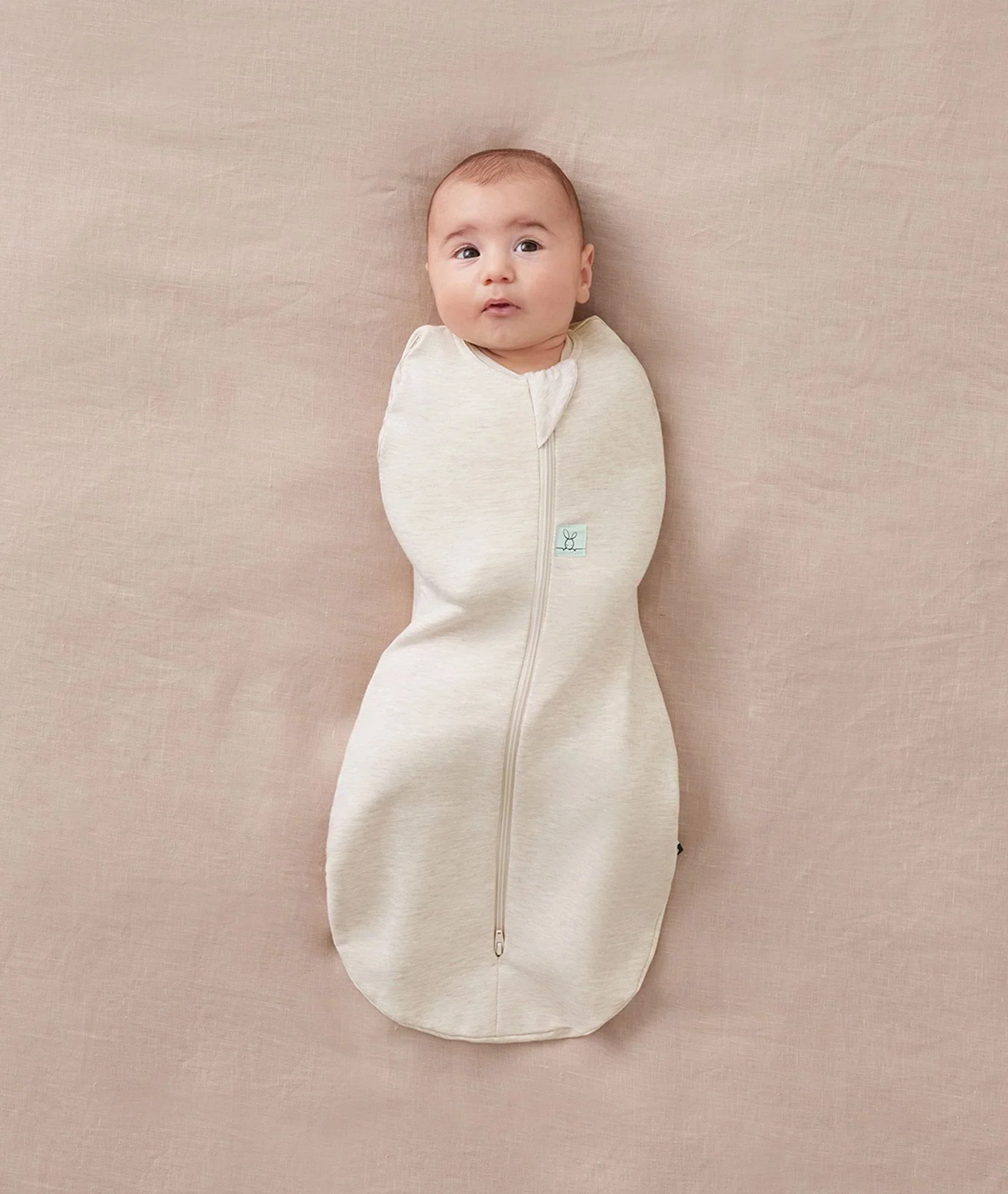 Ergopouch Cocoon Inbaker Slaapzak 70cm Tog 1.0 | Oatmeal Marle - Image 3