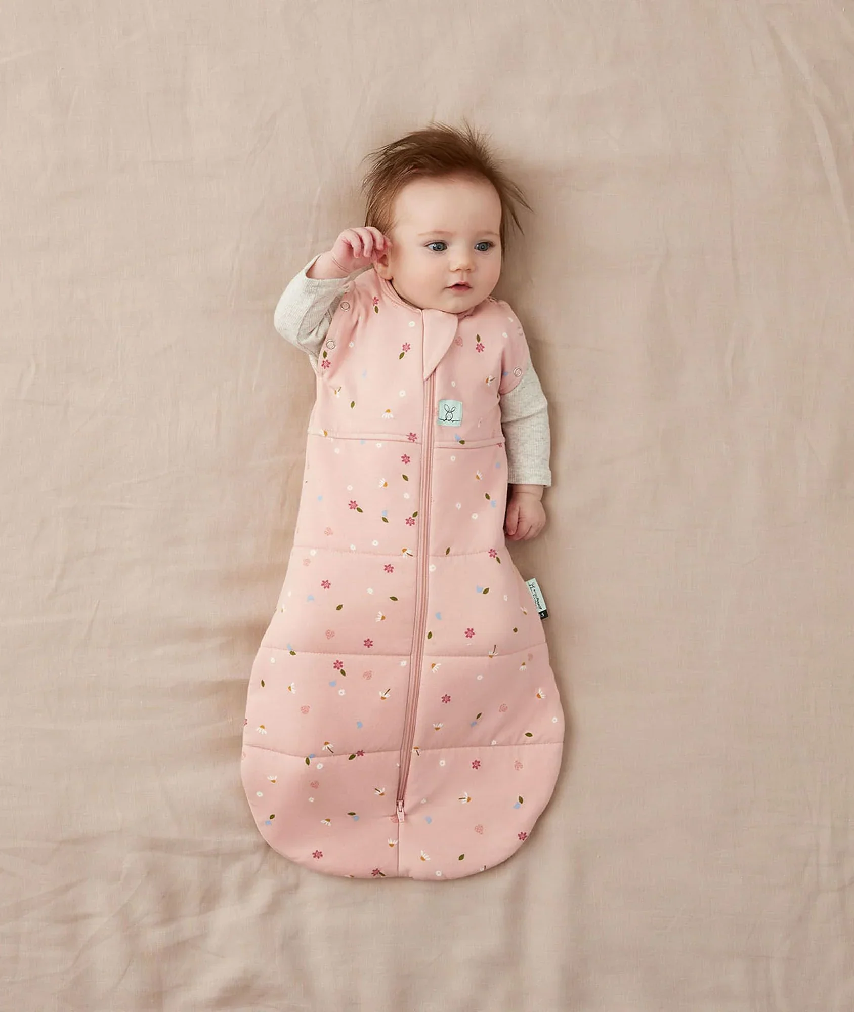 Ergopouch Cocoon Inbaker Slaapzak 70cm Tog 2.5 | Daisies - Image 3