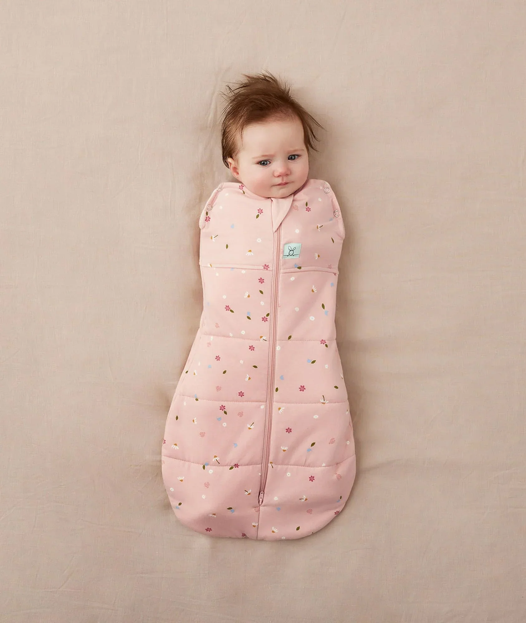 Ergopouch Cocoon Inbaker Slaapzak 90cm Tog 2.5 | Daisies - Image 5