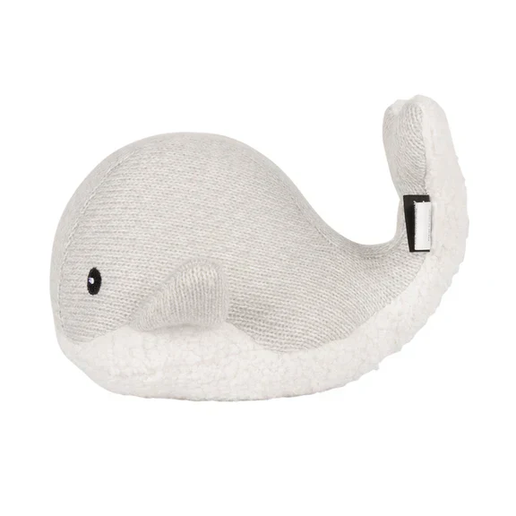 Flow Amsterdam Oplaadbare Knuffel Met Hartslag Moby Whale | Grey - Image 3