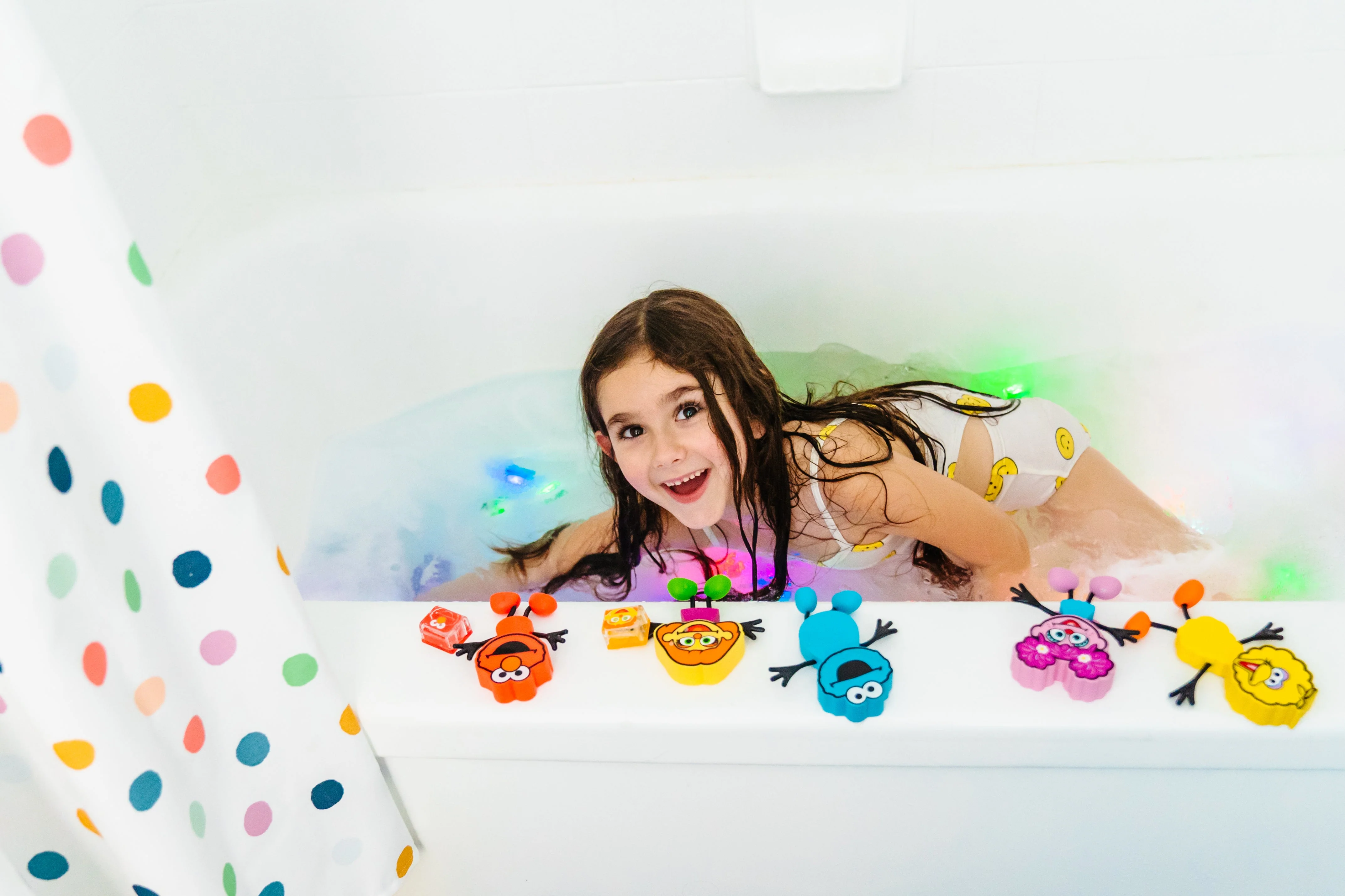 Glo Pals Light Up Sensory Toy Badspeeltje Roze Paars | Abby Cadabby - Image 6