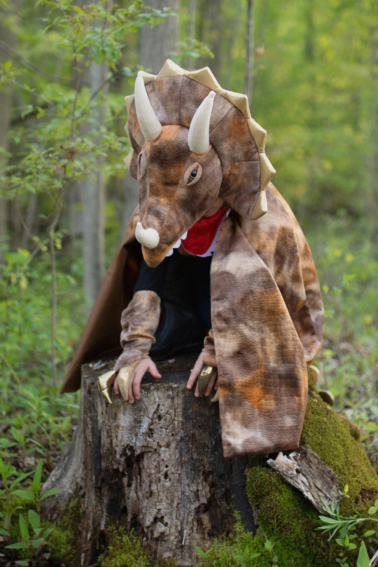 Great Pretenders Grandasaurus Triceratops Dino Verkleedcape | 4-6 jaar - Image 2