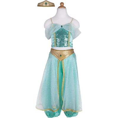 * Great Pretenders Prinses Jasmine Jurk | 3-4 Jaar - Image 2