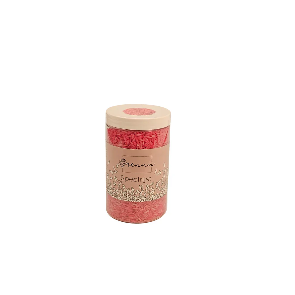 Grennn Speelrijst 750 gram | Roze - Image 2
