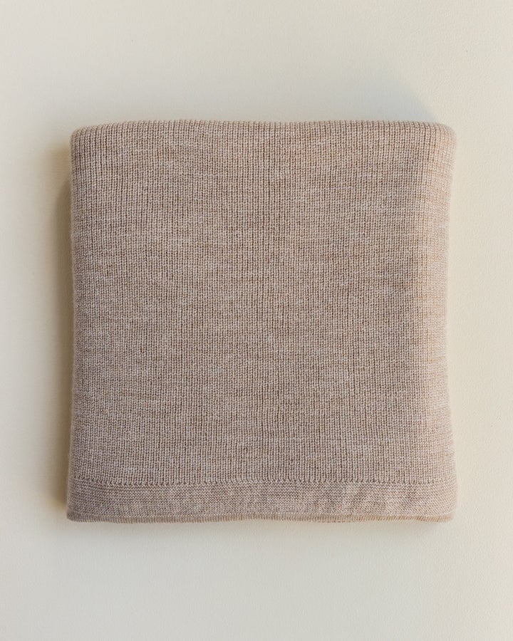 Hvid Blanket Felix | Sand - Image 2