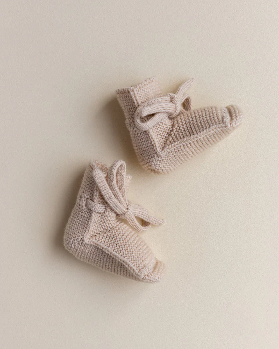 Hvid Booties | Oat - Image 4