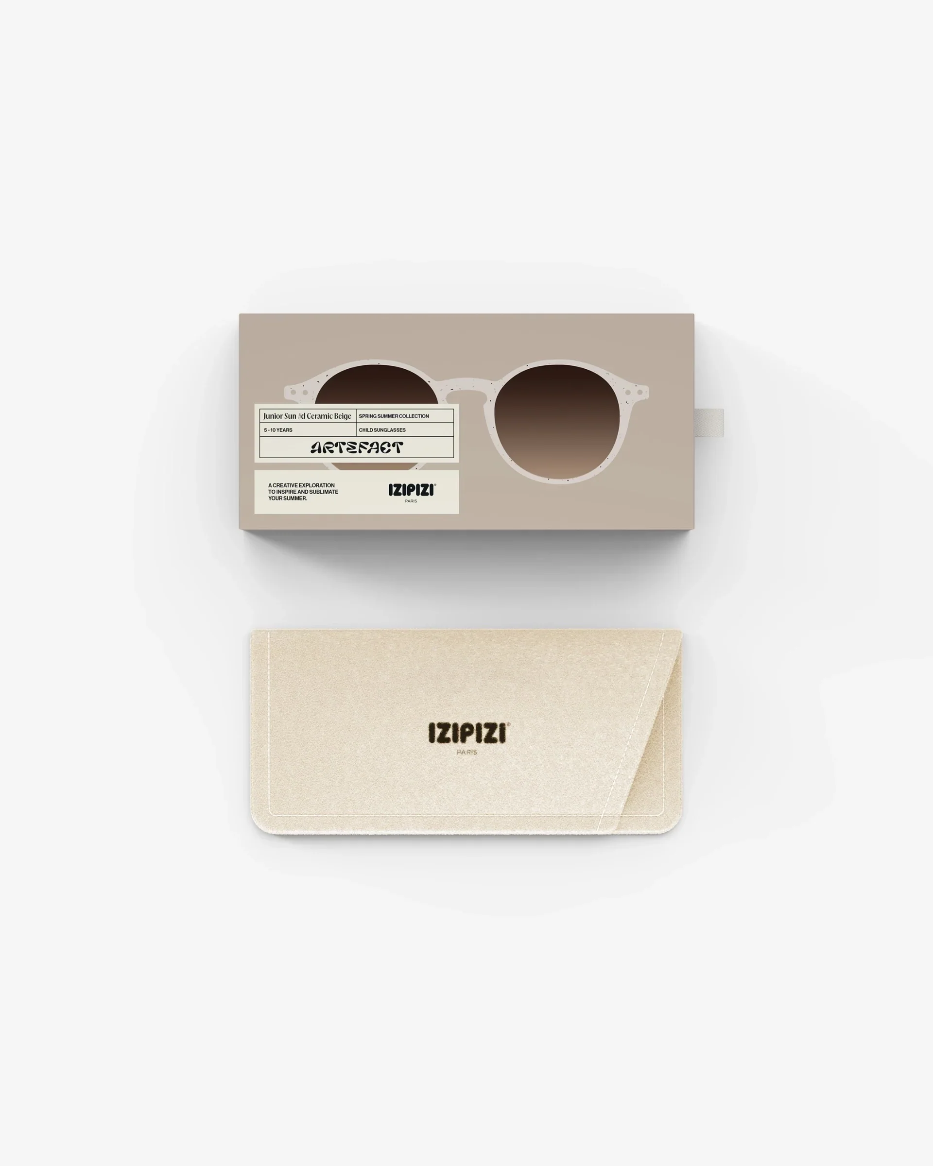 * Izipizi Junior #D Zonnebril 5-10Y | Ceramic Beige - Image 4