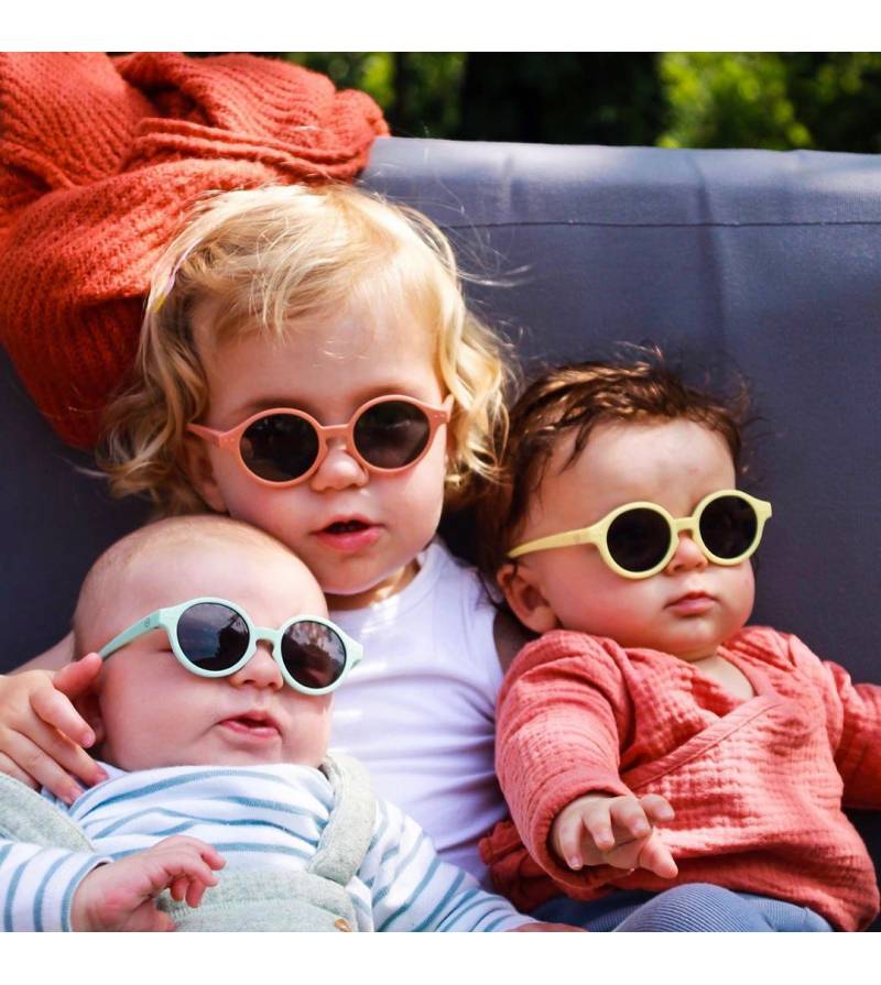 * Izipizi Kids Zonnebril Polarized #C 9-36M | Pastel Pink - Image 2