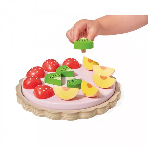 * Janod Houten Speelset | Mijn Eerste Fruittaart - Image 3