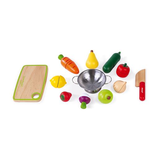 Janod Maxi Groenten- & Fruitset Met Accessoires 12 stuks - Image 3