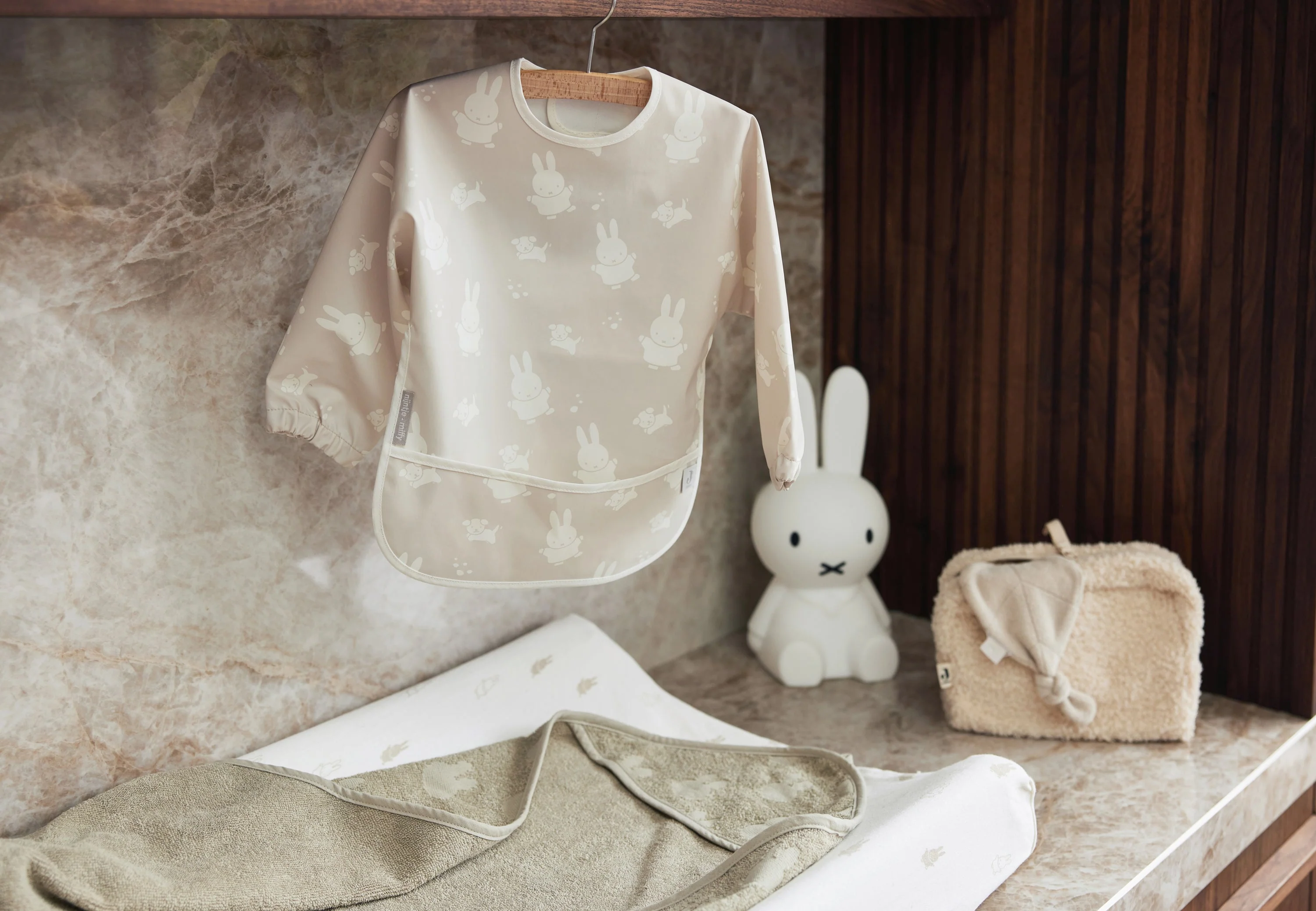 * Jollein Aankleedkussenhoes Jersey 50x70cm Happy Miffy | Nougat - Image 11