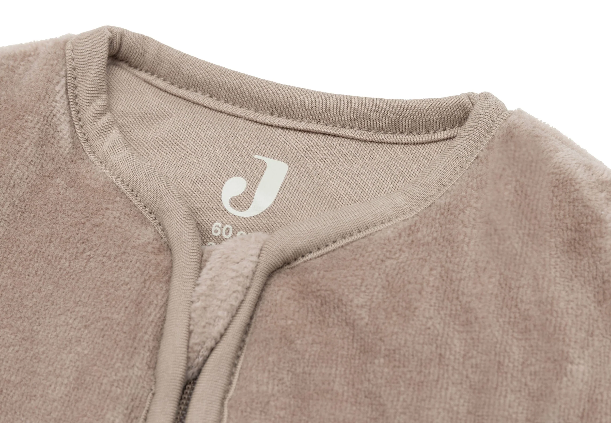Jollein Baby Slaapzak Met Afritsbare Mouw Rond 60cm Velvet | Milky Coffee - Image 3