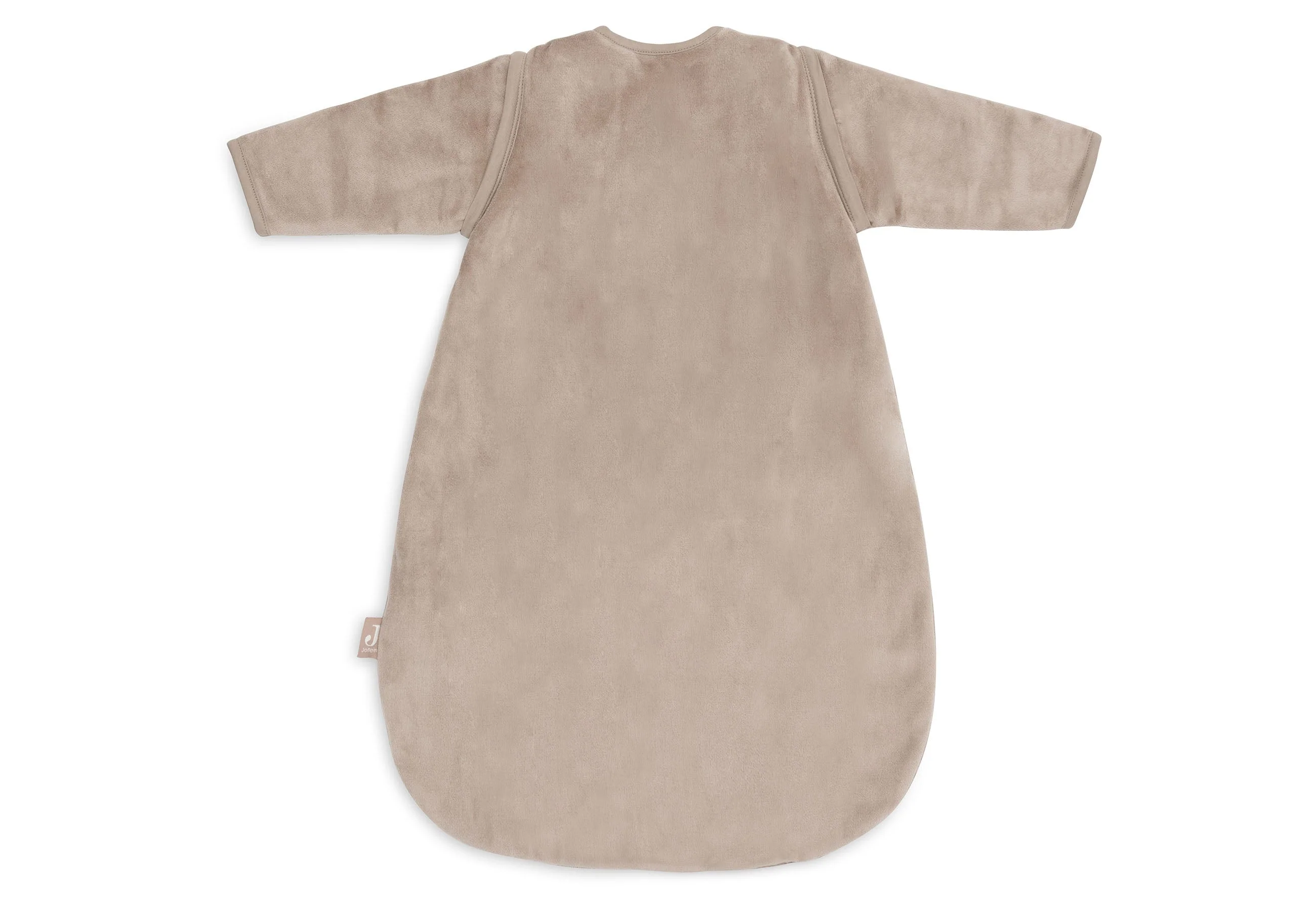 Jollein Baby Slaapzak Met Afritsbare Mouw Rond 60cm Velvet | Milky Coffee - Image 5