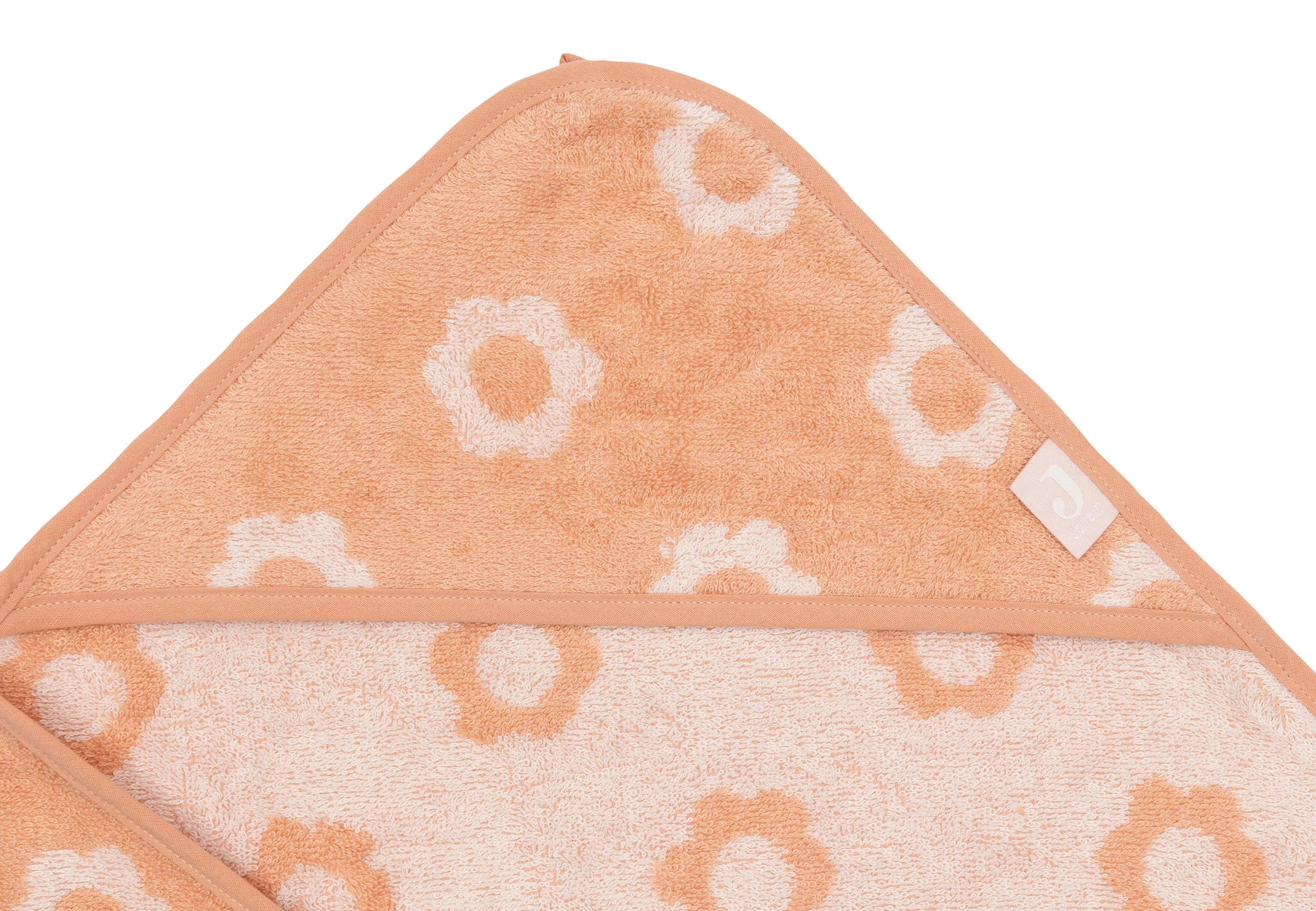 Jollein Badcape Badstof 75x75cm Jacquard Flower - Image 2