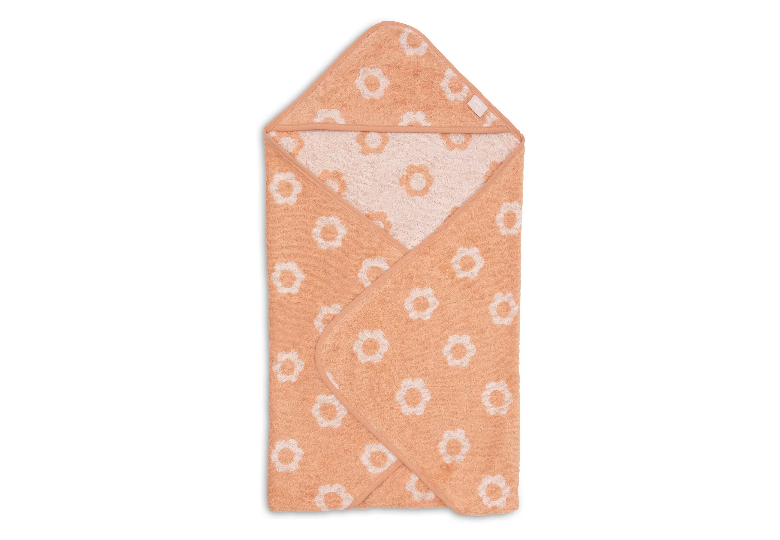 Jollein Badcape Badstof 75x75cm Jacquard Flower - Image 5