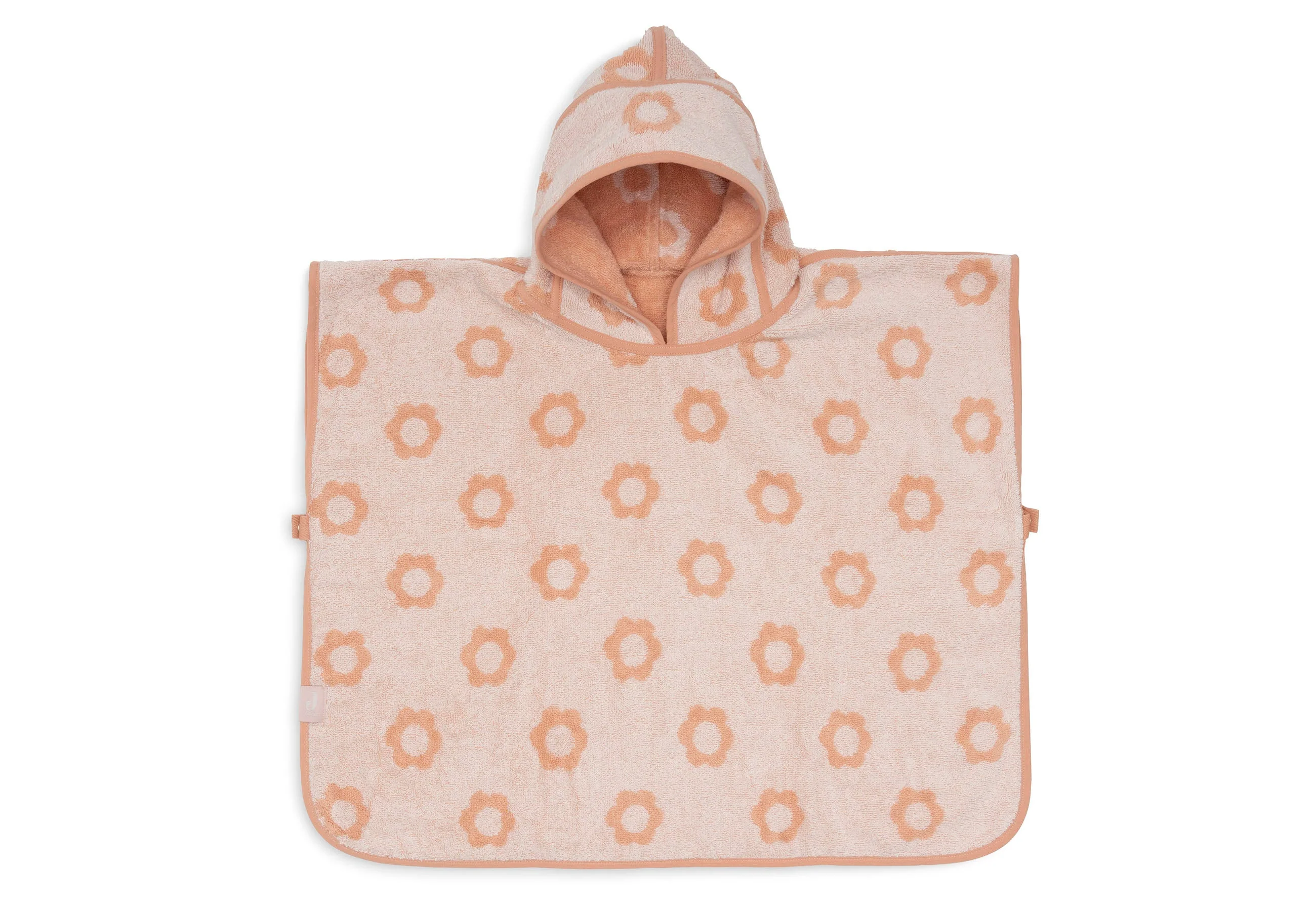 Jollein Badponcho Badstof Jacquard Flower Reversible - Image 4