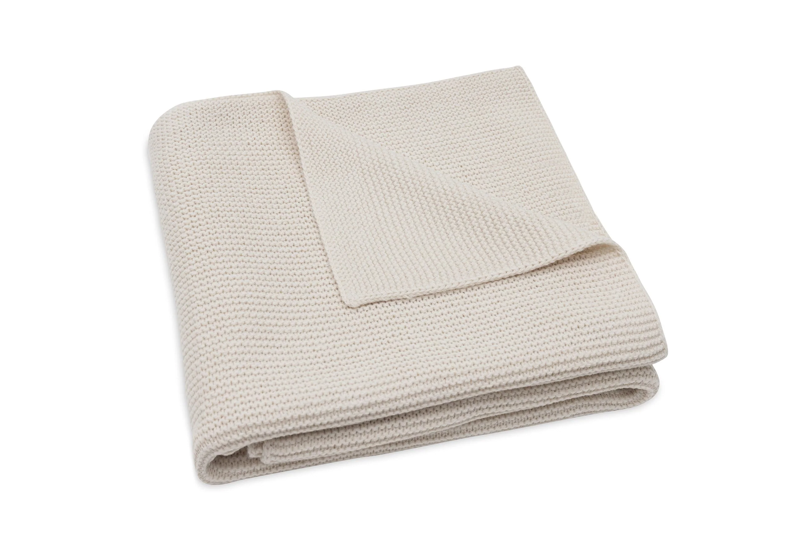 Jollein Deken Wieg 75x100cm Basic Knit | Oatmeal - Image 2
