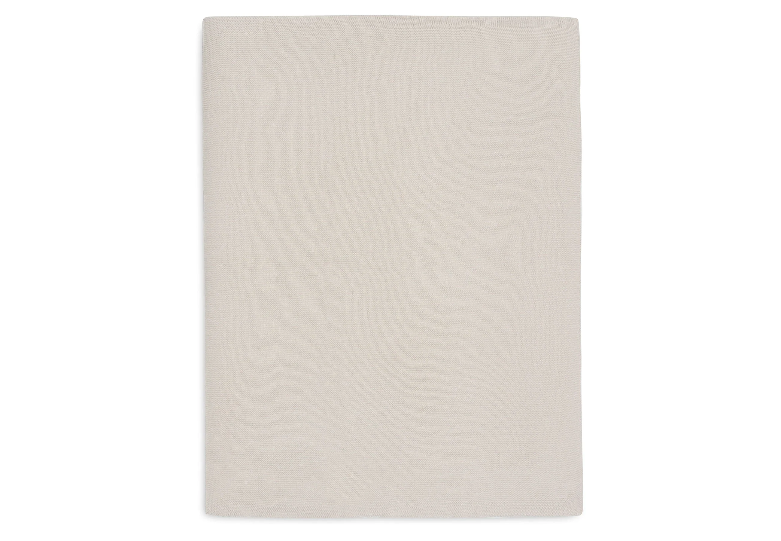 Jollein Deken Wieg 75x100cm Basic Knit | Oatmeal - Image 5