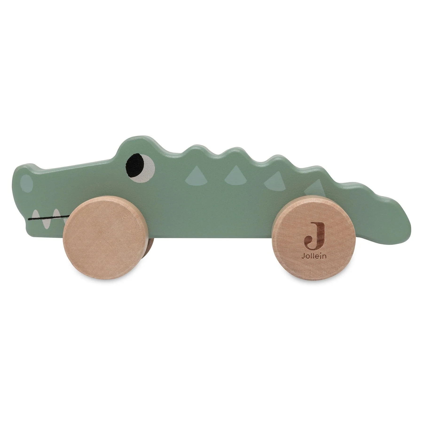 * Jollein Houten Crocodile Trekdiertje Jungle Jambo