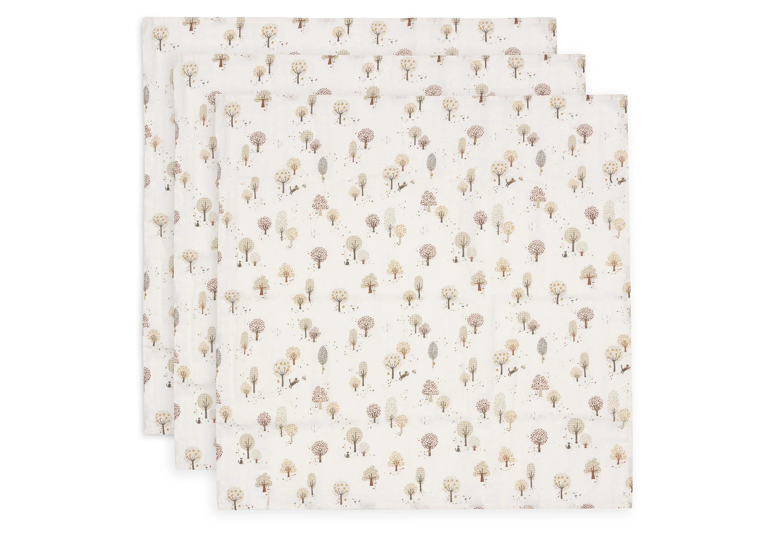 Jollein Hydrofiele Doek Small 70x70cm | Tiny Park | 3st - Image 2