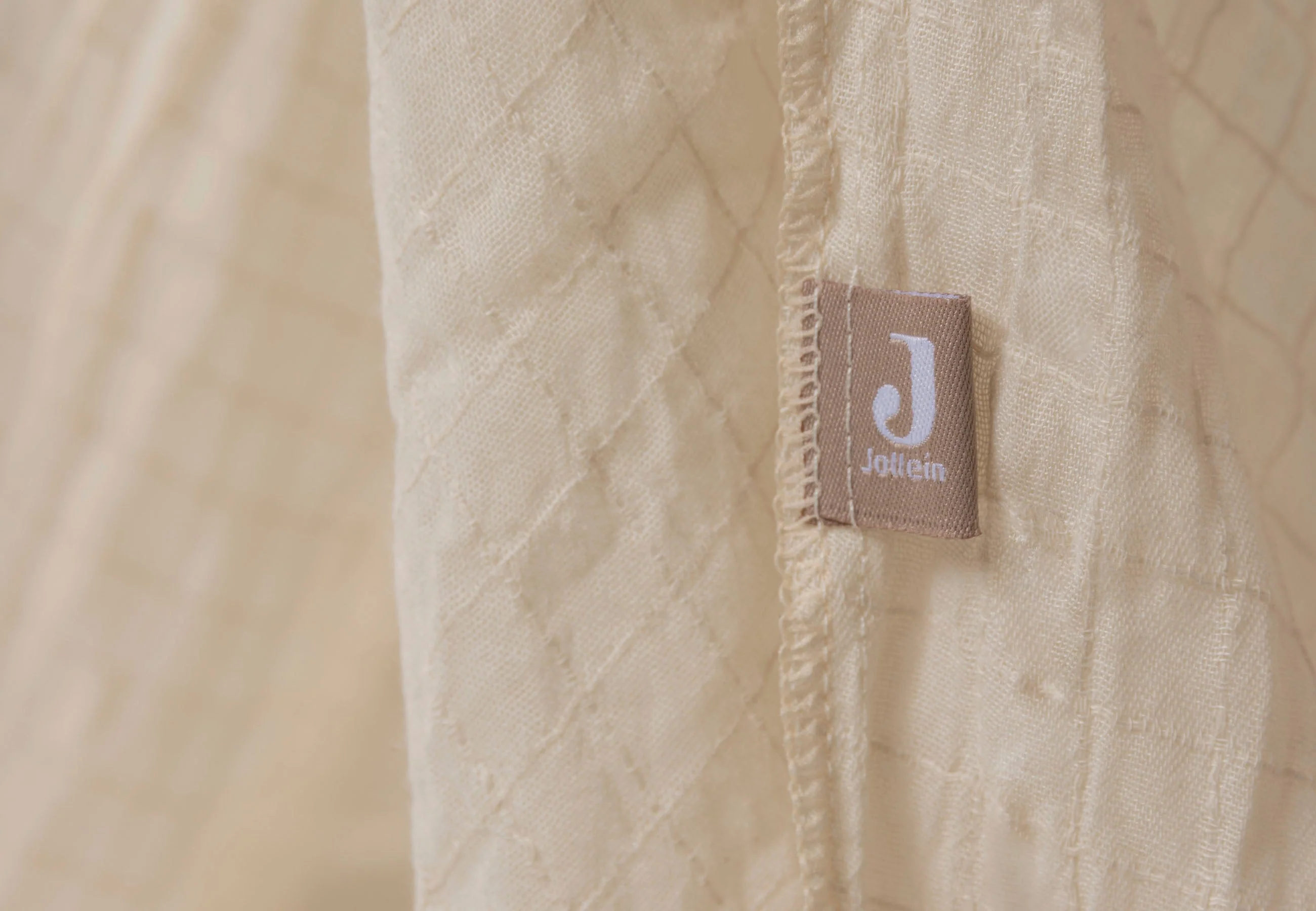 Jollein Klamboe 245cm Cosy Check | Sand - Image 2