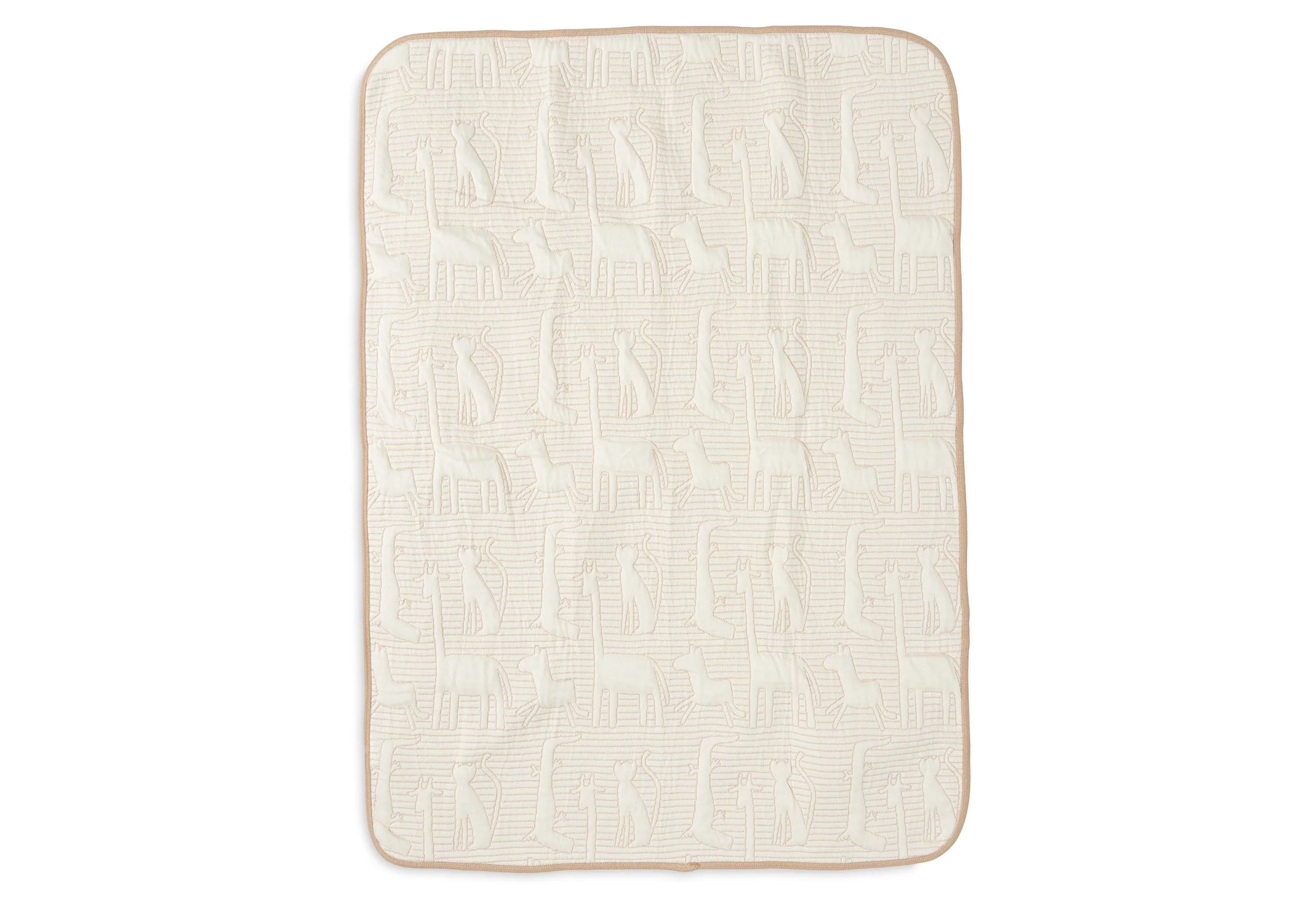 * Jollein Ledikantdeken 100x150cm Jungle Jambo Biscuit/Oatmeal - Image 2