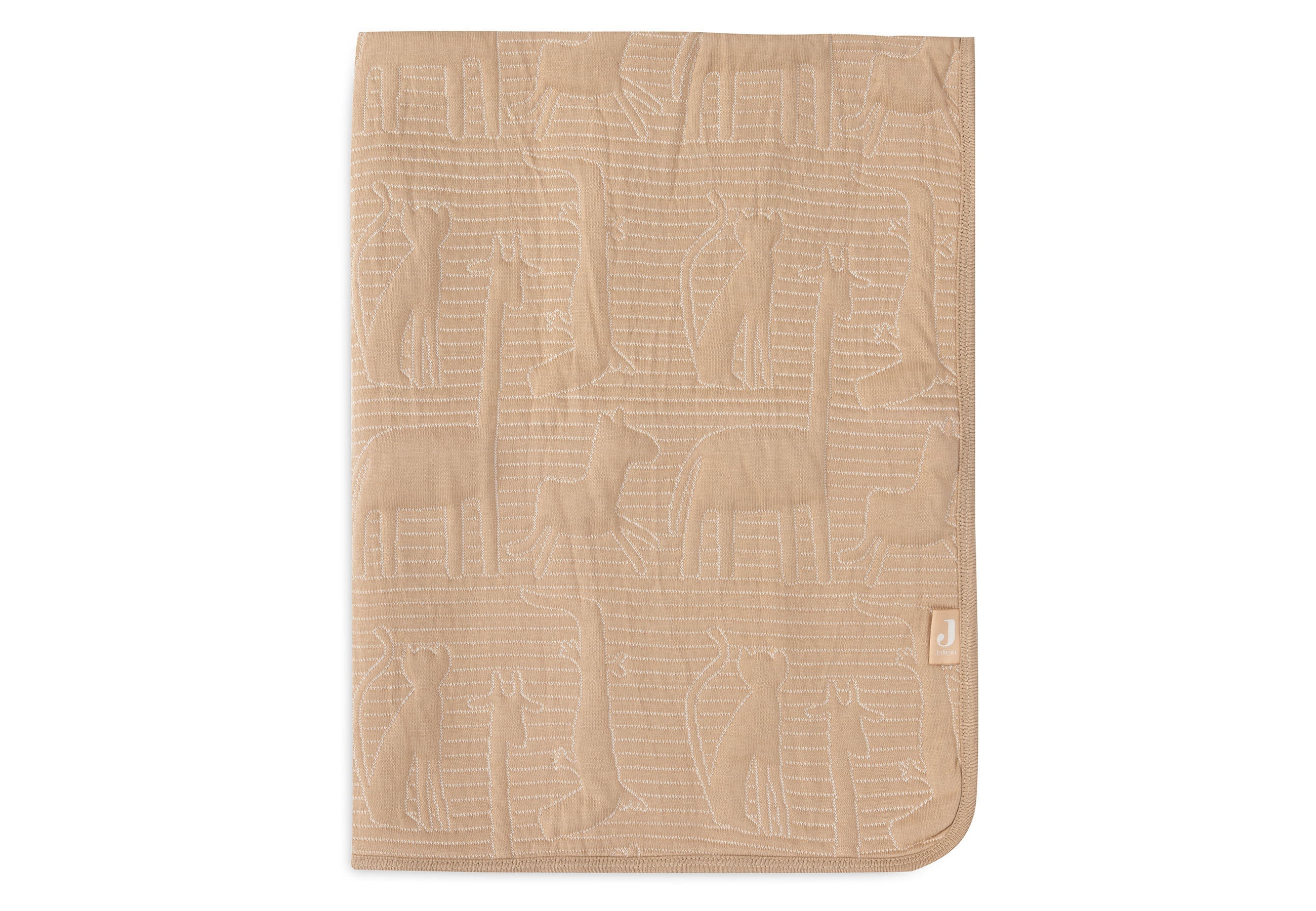 * Jollein Ledikantdeken 100x150cm Jungle Jambo Biscuit/Oatmeal - Image 5