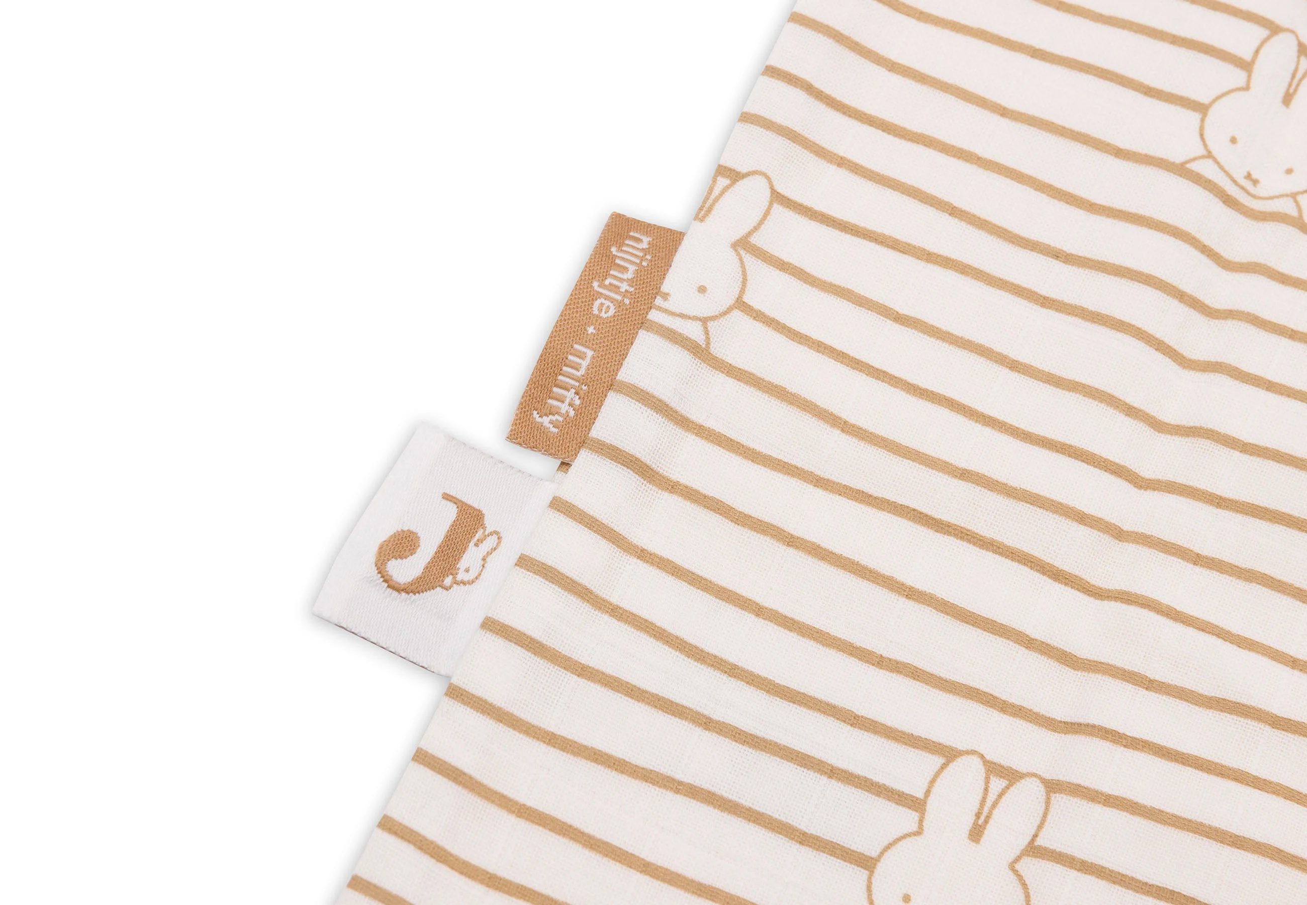 * Jollein Slaapzak Hydrofiel 70cm | Miffy Stripe Biscuit - Image 2