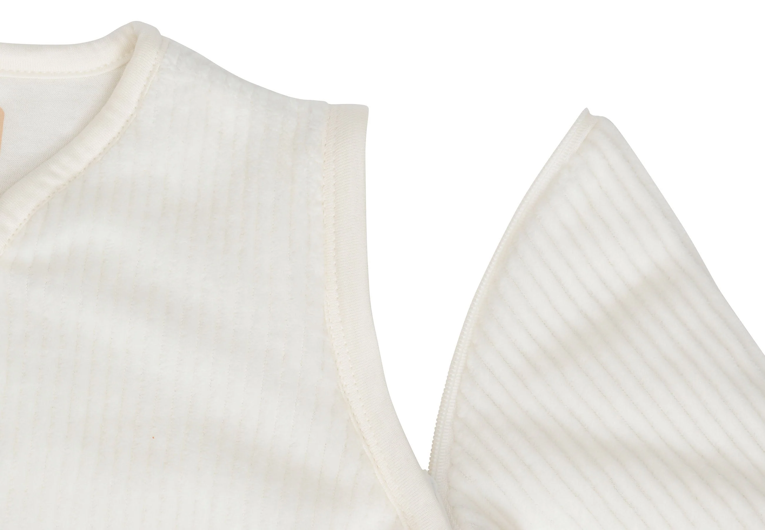 Jollein Slaapzak Met Verwijderbare Mouwen Rond 60cm Rib Ivory - Image 4