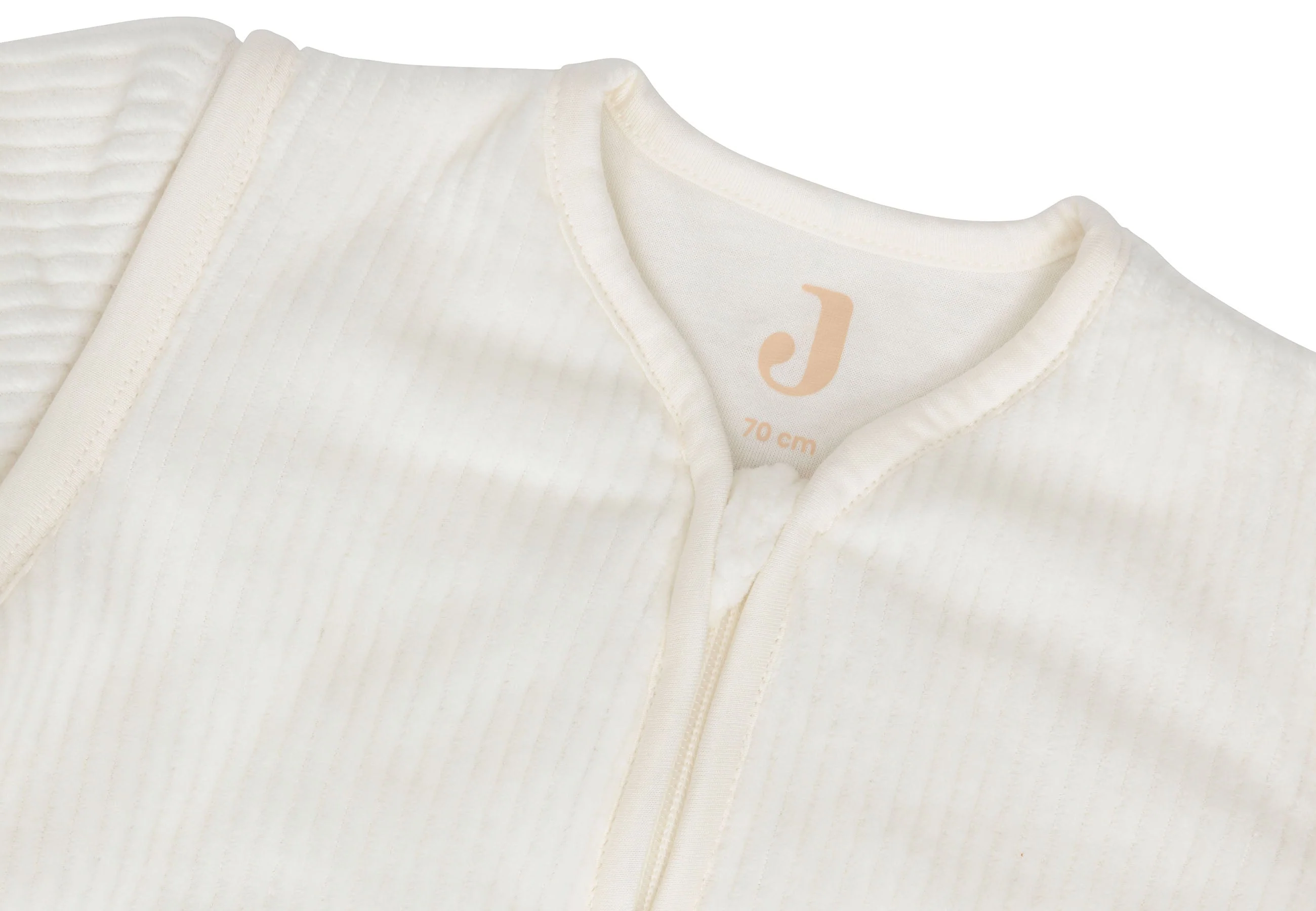 Jollein Slaapzak Met Verwijderbare Mouwen Rond 70cm Rib Ivory - Image 4